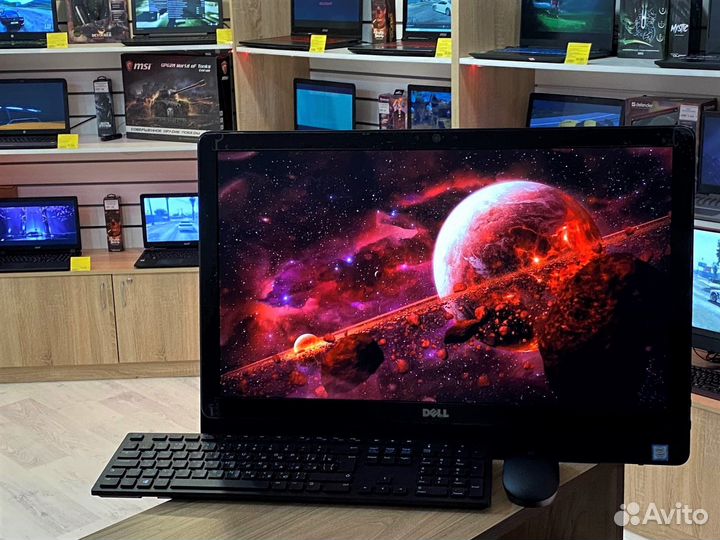 Новый моноблок dell / Core i3 / FullHD