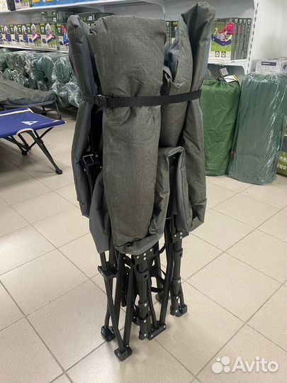 Раскладушка туристическая мягкая190х70см.до 200kg