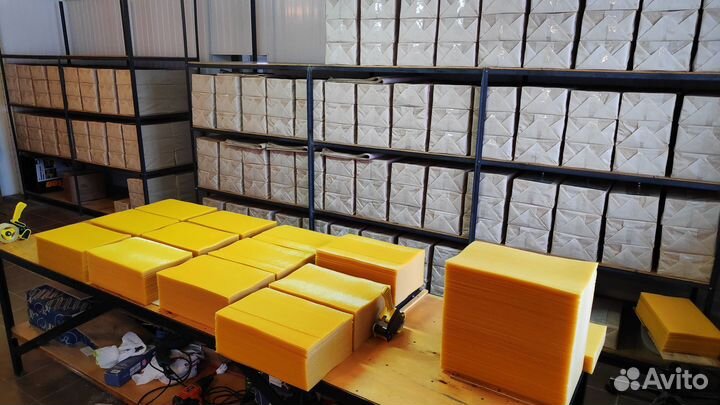 Вощина для пчел, свечей - 5 кг