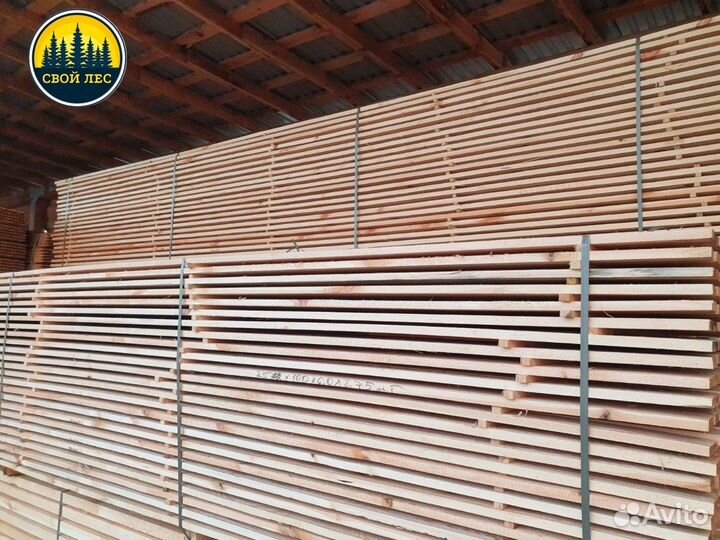 Доска обрезная сухая 1 сорт