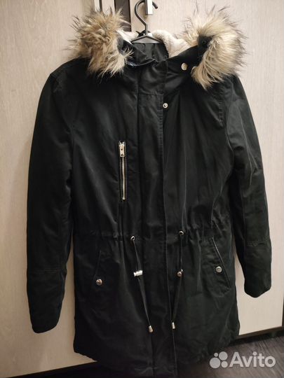 Парка зимняя, с капюшоном
