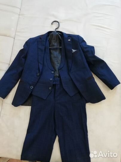 Школьный костюм для мальчика 128 синий