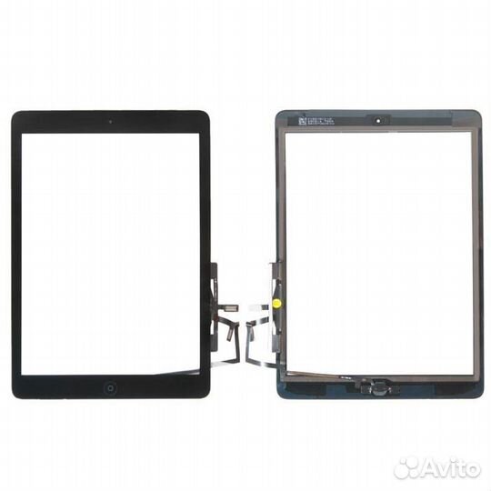 Тачскрин с кнопкой Home и клейкой лентой для Apple