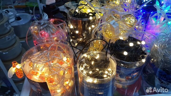 Гирлянда LED Штора. Нить, занавес