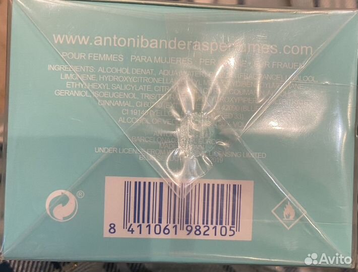 Antonio banderas blue seduction женские