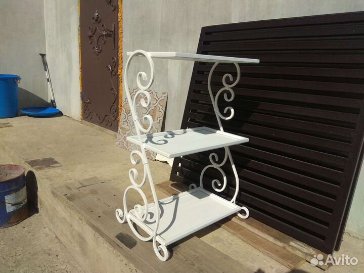 Полка кованая. Обувница