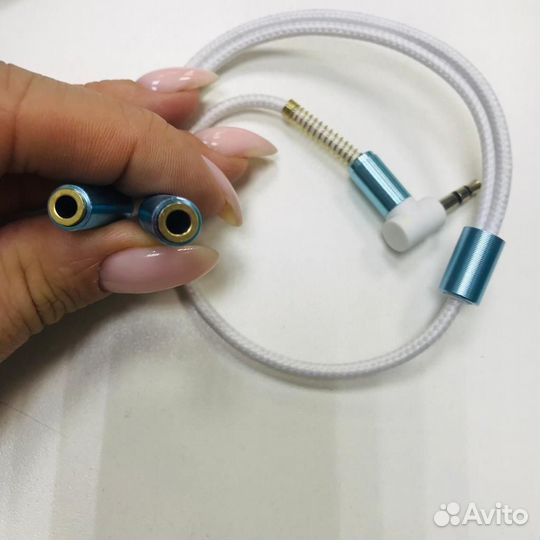 Кабель-разветвитель AUX (3.5x3.5 мм) на 2 наушника