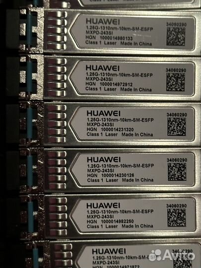 SFP модули 1310nm (10км) huawei и gateray