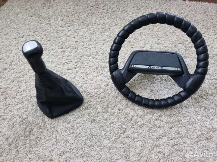 Руль ручка кпп с чехлом ваз 2112 priora ваз 2110