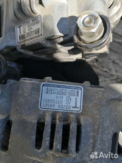 Навесное с двигателя EJ204 конт. Субару