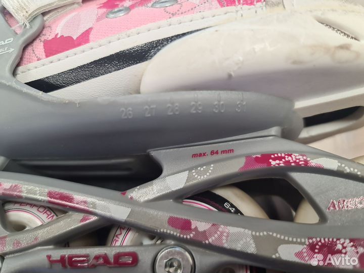 Детские раздвижные ролики head