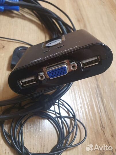 CS22U – 2 портовый USB KVM переключатель