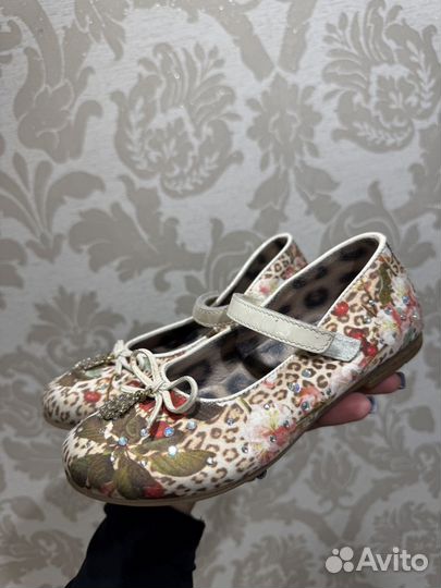 Балетки roberto cavalli оригинал для девочки