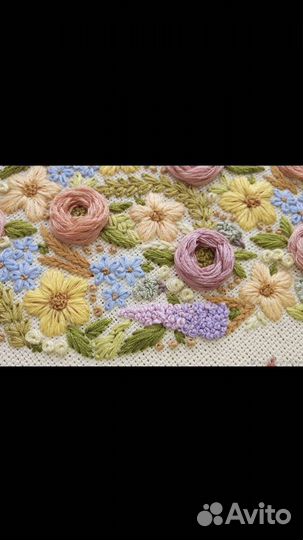 Вышивка ручной работы, подарок