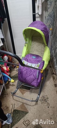 Коляска санки