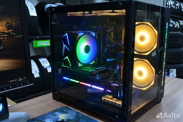 Мощный пк RTX 4060+ intel core i7 6700+16 gb озу+s
