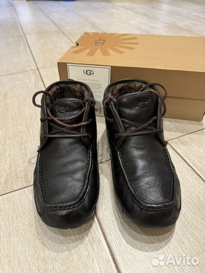 Ботинки мужские зимние UGG, темно-коричневые