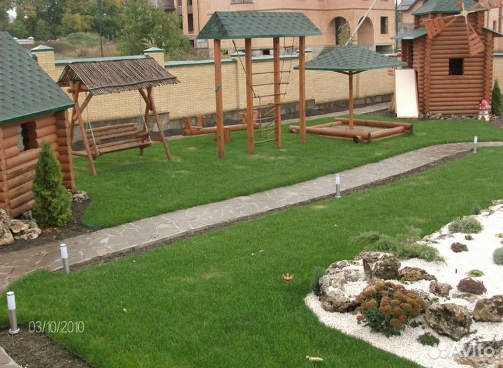 Рулонный газон, Автополив, Озеленение