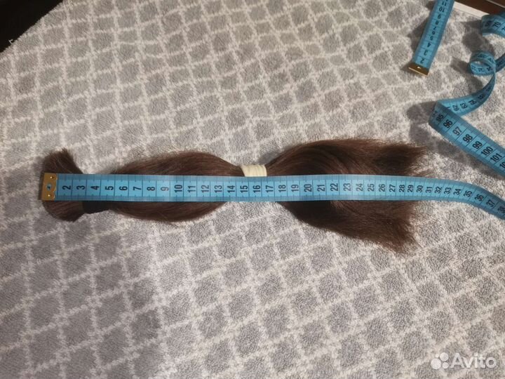 Срез Волос натуральные Славянка руссые. 31 см