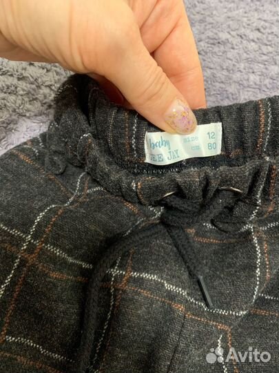 Рубашка белая + брюки для мальчика рр74