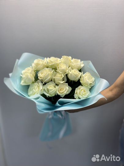 Букет белых роз