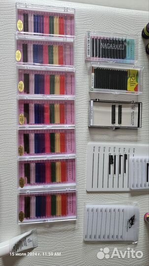 Набор для наращивания ресниц с кушеткой