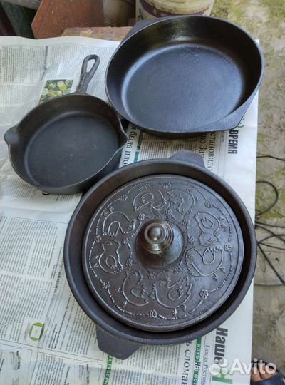 Сковорода чугунная СССР
