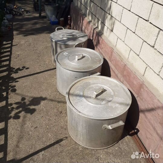 Кастрюля алюминиевая 50 литров