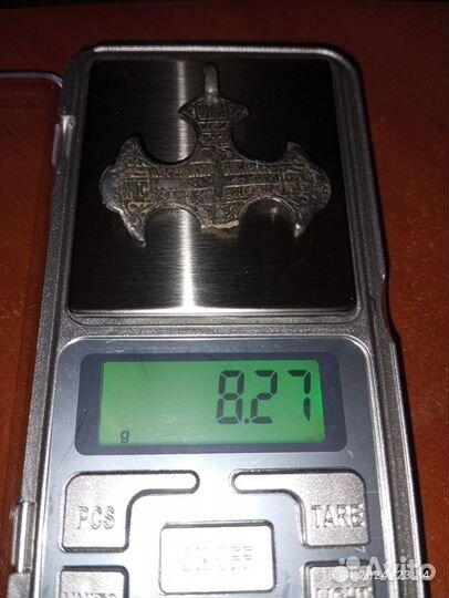 Серебряный крест большой 17-18 век