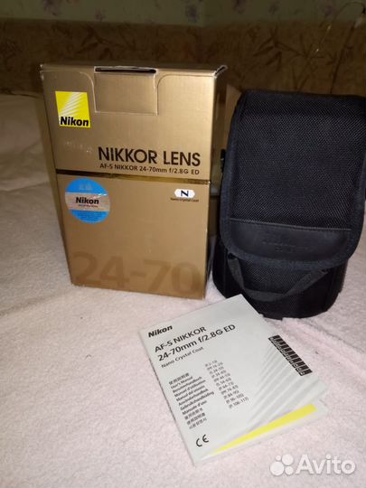 NIkon nikkor lens AF-S nikkor 24-70mm f/2.8G ED N