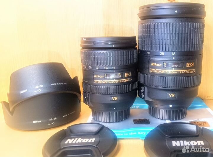 Nikon 18-300mm 3.5-5.6 скол