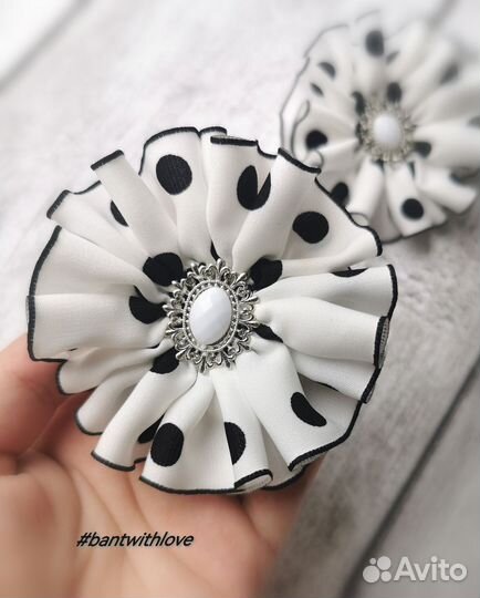 Банты для волос ручной работы