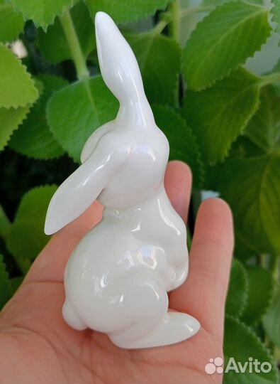 Символ года Кролик Фарфор Статуэтка Зайка моя