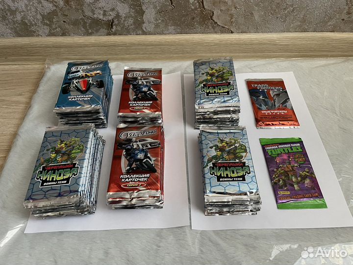 Новые Карточки Черепашки Ниндзя Воины Тени.Бустеры