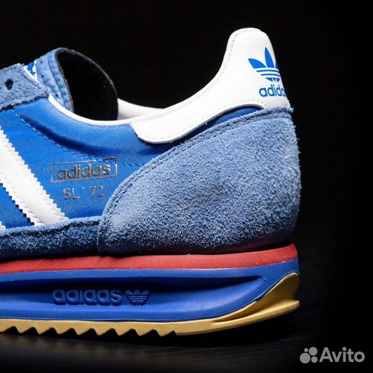 Кроссовки мужские синие adidas 72 sl streetboots
