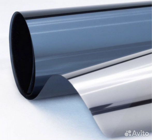 Тонировочная пленка для окон зеркальная синия