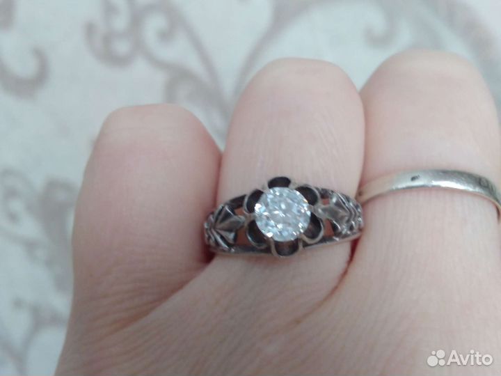 Серьги и кольца 875 пробы СССР