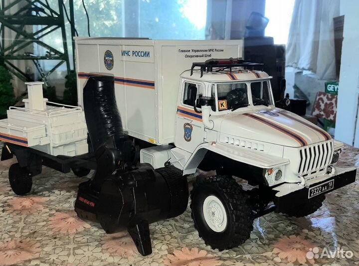 Wpl модель В24,газ 66 и Урал + полевая кухня мчс