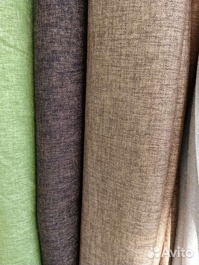 Шторы готовые, блэк-аут лён