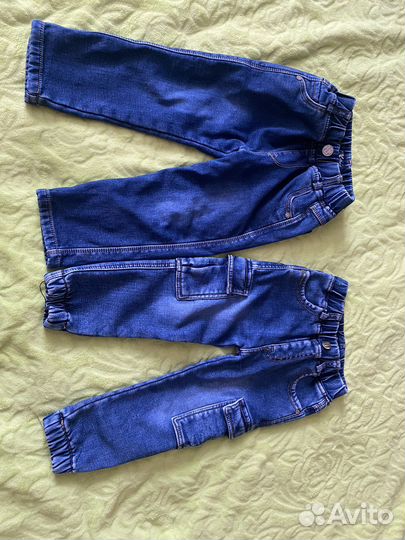 Джинсы для мальчика утепленные