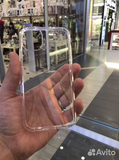 Чехол для iPhone 11 силикон прозрачный