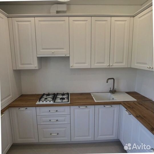 Кухни прямые на заказ Жемчуг