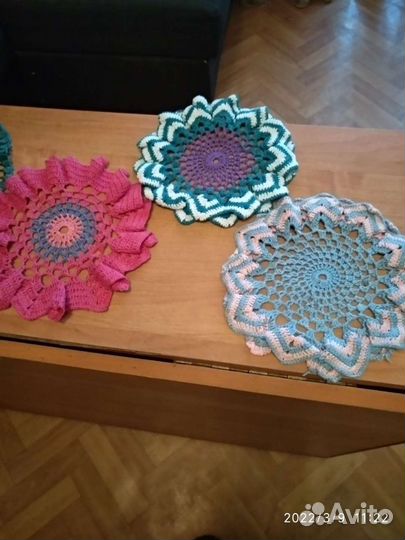 Салфетки вязаные крючком