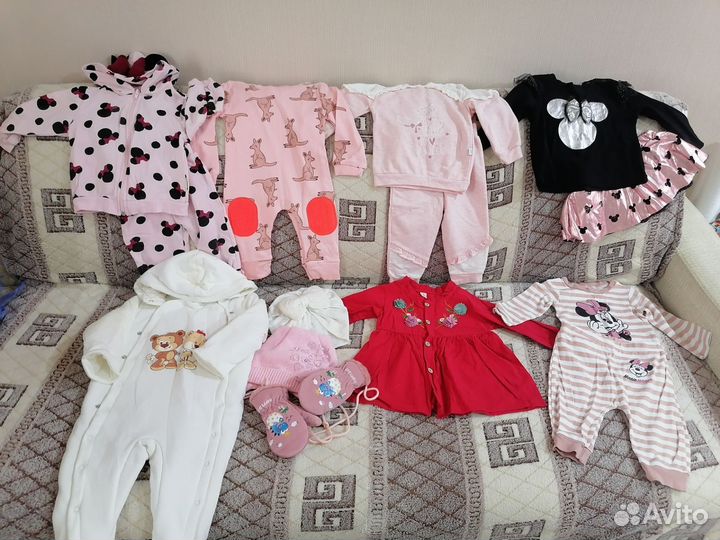 Пакет вещей для девочки до 1.3лет