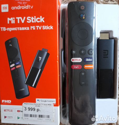 Wi-Fi Smart медиаплеер Xiaomi Mi TV Stick MDZ-24-A