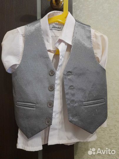 Рубашка с жилеткой