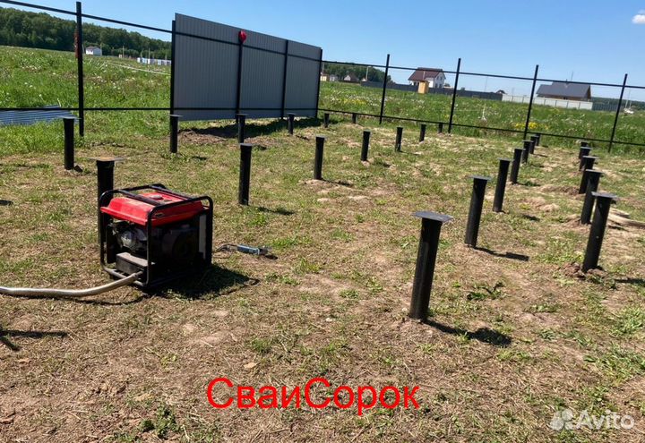 Винтовые сваи под ключ