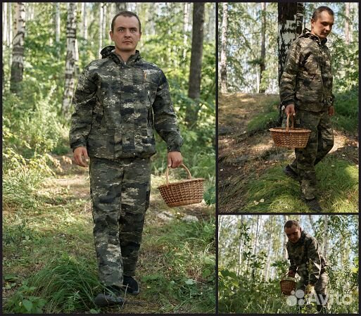 Костюм taygerr Антиклещ твил/зеленый тигр, р.52-54