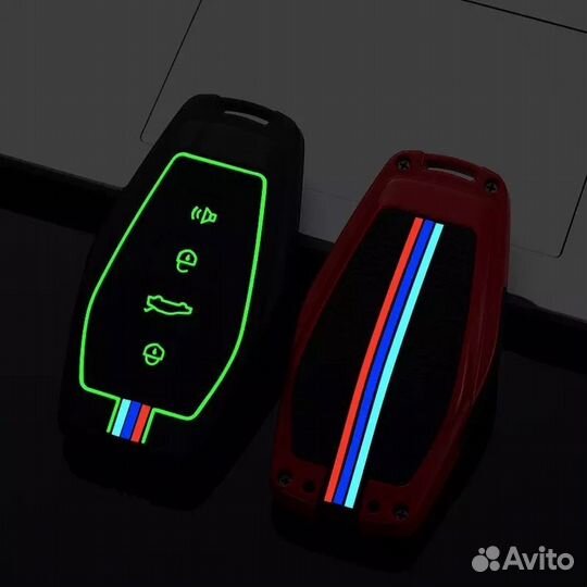 Чехол на ключ Geely Coolray, Monjaro/ Джили Кулрей, Монжаро red