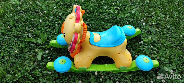 Fisher price качалка каталка лев